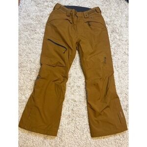 Mountain Hardwear Sky Ridge GORE-TEX Shell‎ Ski Pants Mens Sm/Short RECCO Ochre